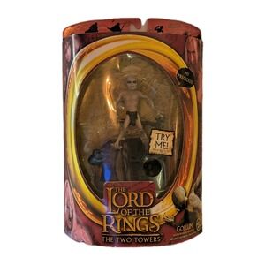 Lord of the Rings Two Towers Gollum Smeagol Talking Action Figure from Toy Biz